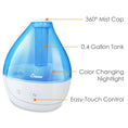 Load image into Gallery viewer, Crane Personal Ultrasonic Cool Mist Humidifier – .4 Gal with Nightlight
