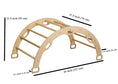 Load image into Gallery viewer, Large Montessori Climbing Arch/Rocker with Pillow Set
