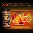 Load image into Gallery viewer, 7-In-1 Air Fryer Toaster Oven 24 Quart Convection Oven Toaster
